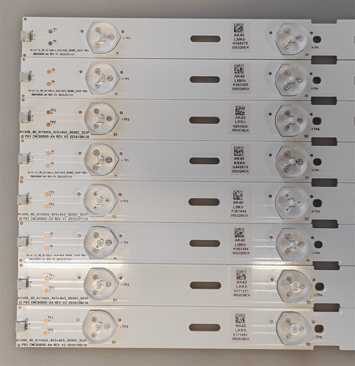 A40 LB 5533, B40 LB 5533, ZMC60600-AA, ZMC60600-AA REV.V1, Arcelik-40-Artemis-4x5+4x5-3030C-551P P93