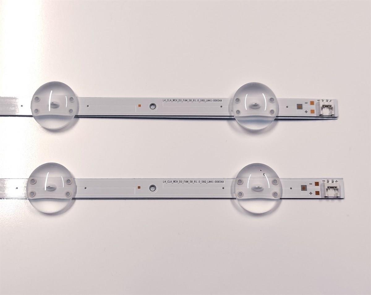 BEKO B43L 8900 5A LED BAR TAKIM, WCH60602-AB, L4_CLA_WCH_D3_FAM_S8_R1.0_S6Q, LM41-00654A 