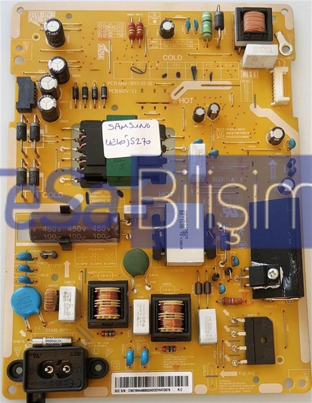 BN44-00852A, L48MSF_FDY, SAMSUNG UE48J5270SS BESLEME KARTI