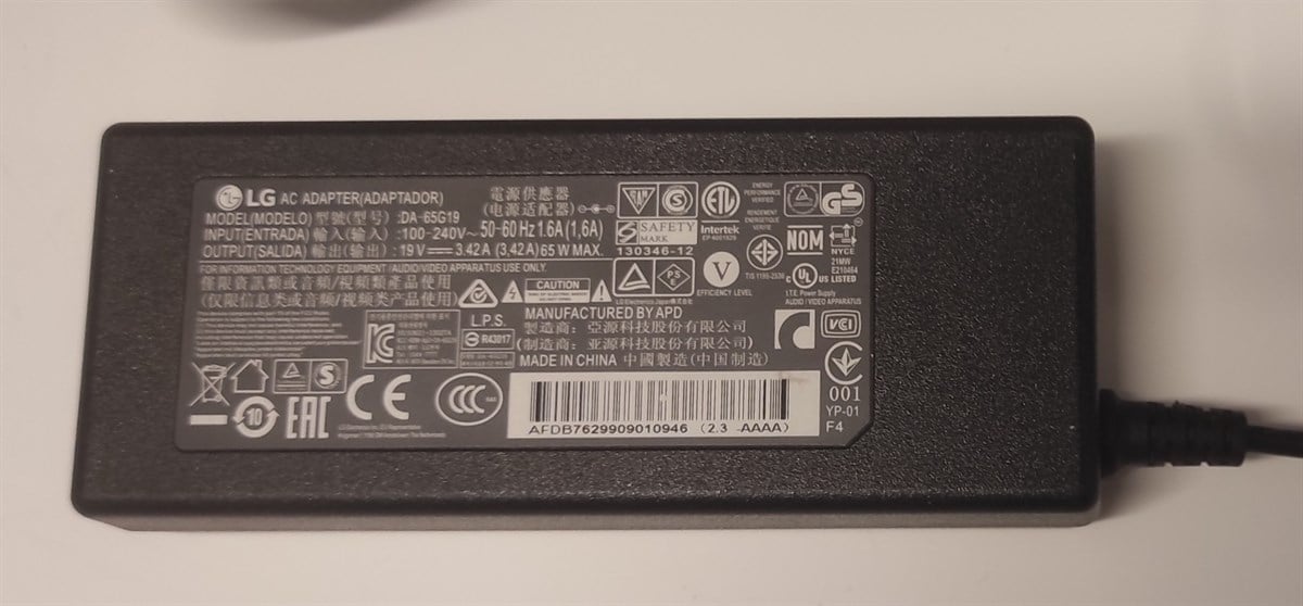 LG 32MB25HM-B TV ADAPTÖRÜ, DA-65G19