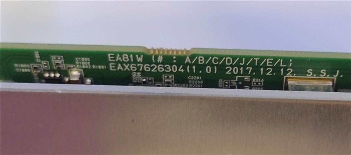 LG OLED65W8PLA  ANAKART ,EAX67626304 ,64706007 ,GJ82Q700G7 ,8CPMAL01-000X