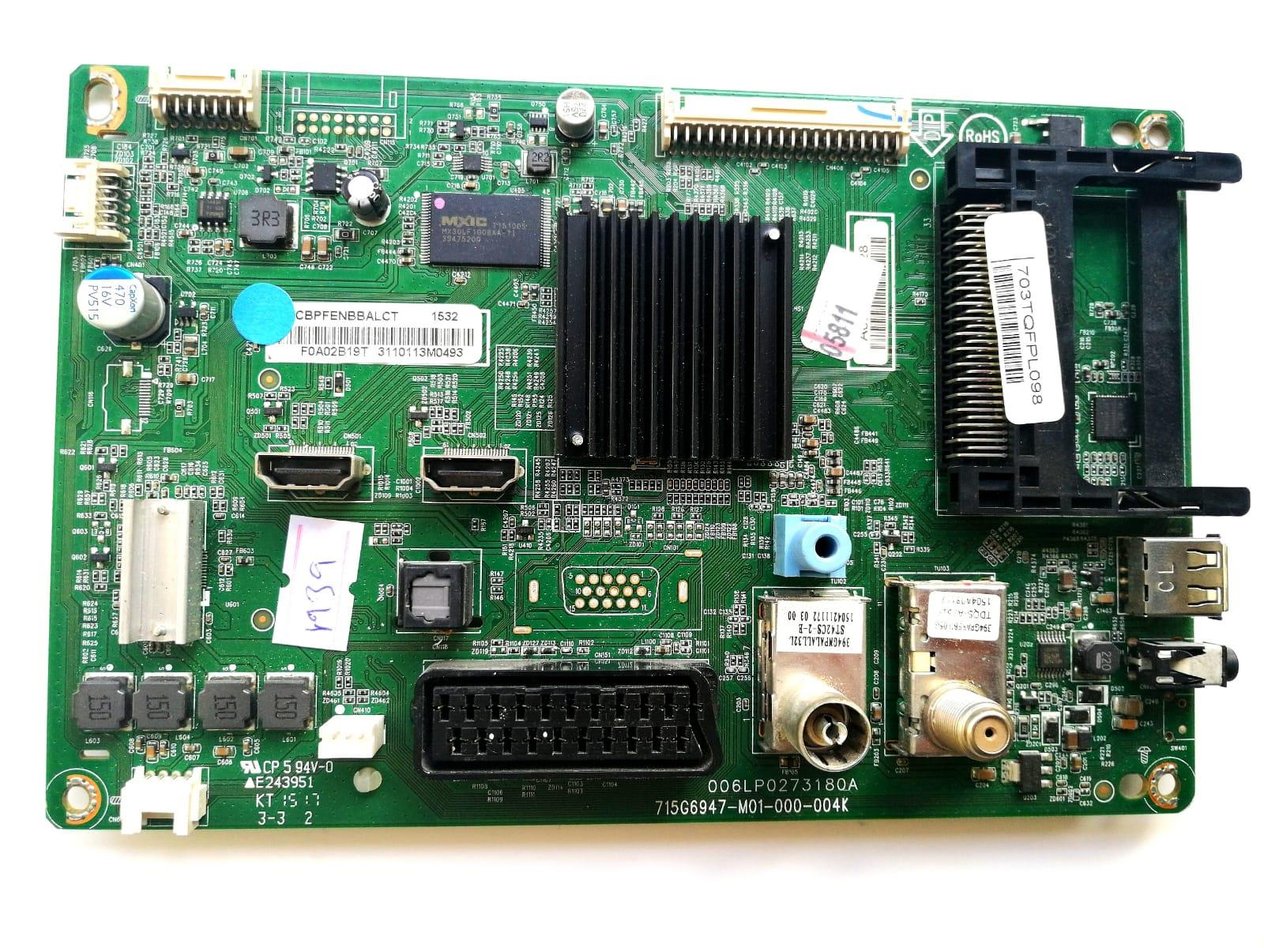 PHILIPS 32PFK4100/12 ANAKART, 715G6947-M01-000-004K, CBPFENBBALCT, 703TQFPL098 PHILIPS 32PFK4100/12 ANAKART, 715G6947-M01-000-004K, CBPFENBBALCT, 703TQFPL098 