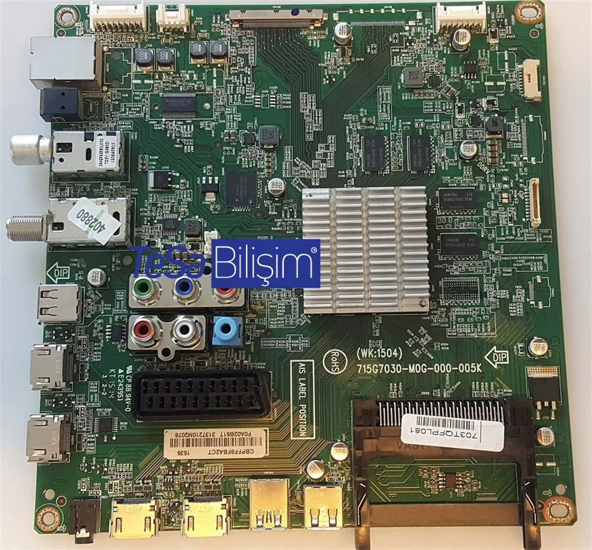 PHILIPS 40PFK5500/12 ANAKART, 715G7030-M0G-000-005K, (WK:1504), 703TQFPL113, CBPFF8FBA2CT