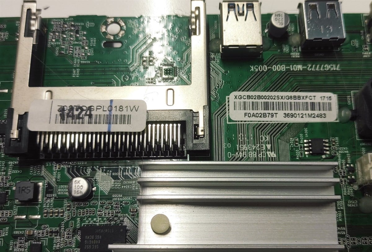 PHILIPS 55PUS6581/12 ANAKART, 715G7772-M01-B00-005K, 703TQGPL0181W 