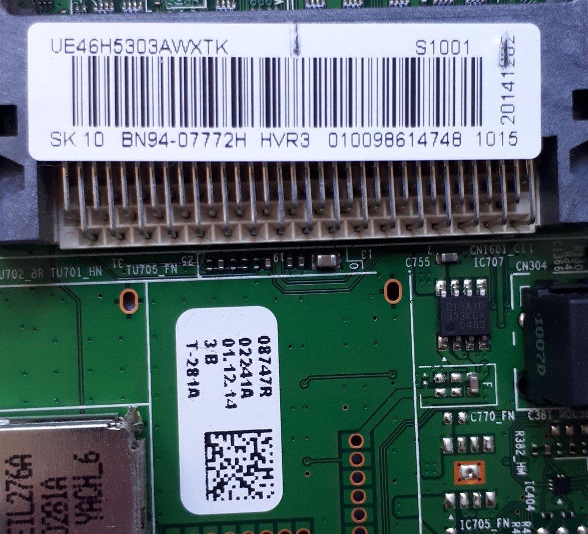 SAMSUNG UE46H5303 ANAKART, BN94-07772H, BN41-02241A, CY-DF460BGLV1HSAMSUNG UE46H5303 ANAKART, BN94-07772H, BN41-02241A, CY-DF460BGLV1H