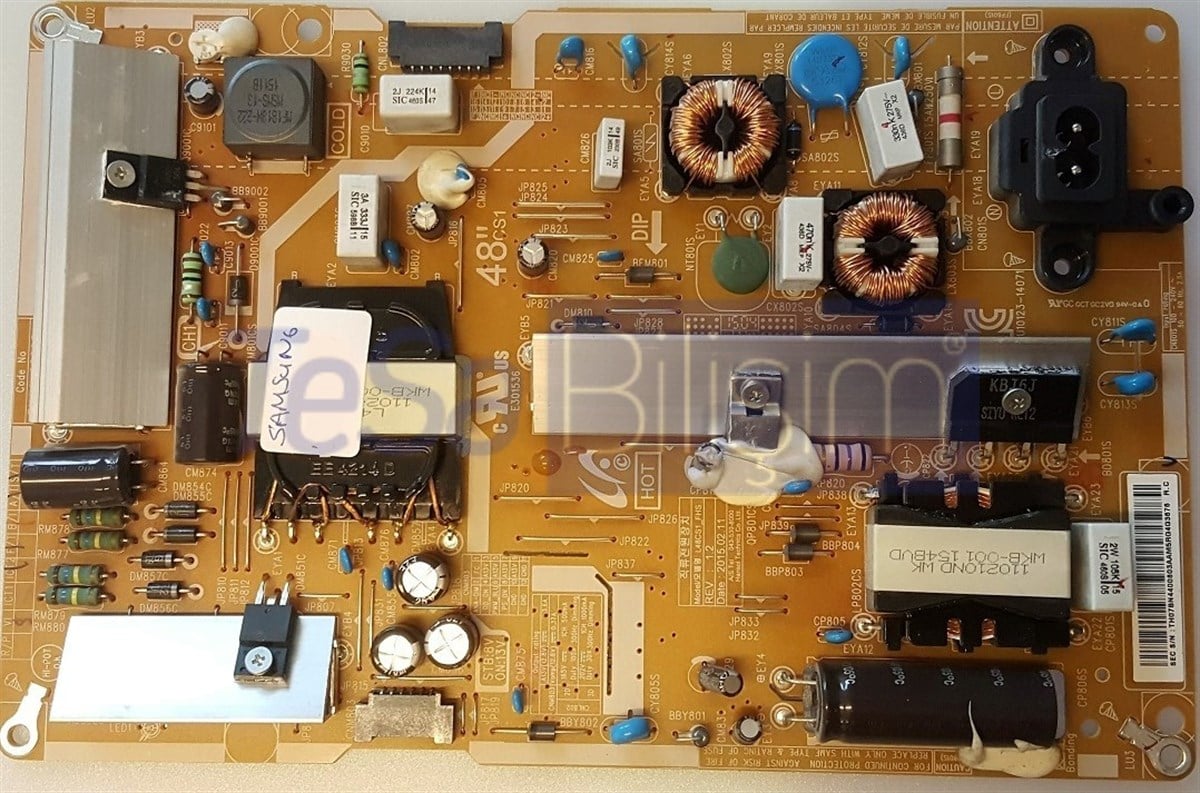 SAMSUNG UE48J6370 BESLEME KARTI ,BN44-00803A ,L48CS1_FHS REV11