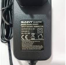 Sunny Axen orjinal tv adaptör, sa48h-120400vSunny Axen orjinal tv adaptör, sa48h-120400v