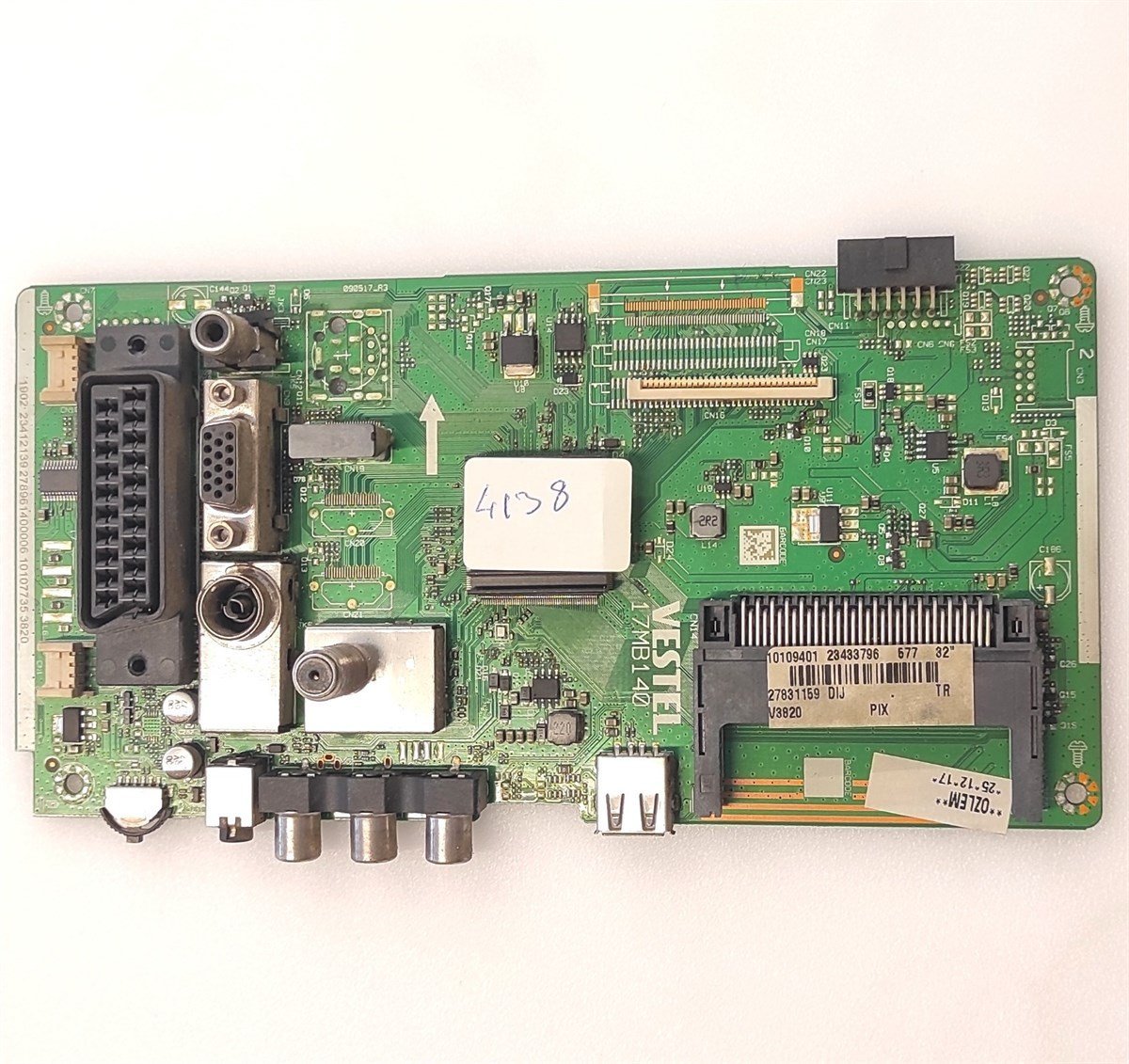 VESTEL 32HB5000 ANAKART, 23433796, 23412139, 17MB140, VES315WNDS-2D-N14 