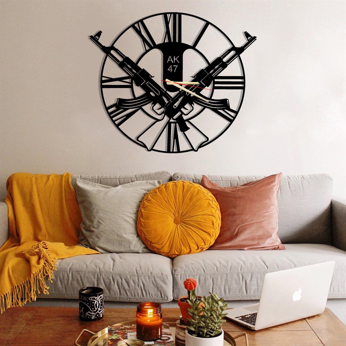 AK-47 Horloge Murale