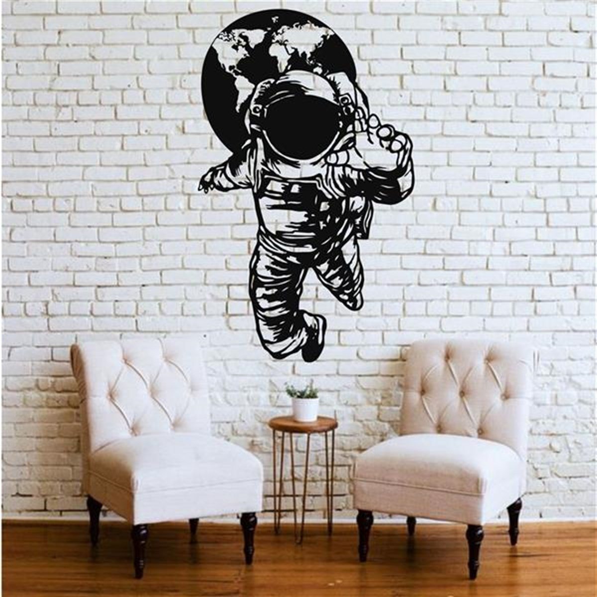 Astronout 2 Décoration Murale en Métal