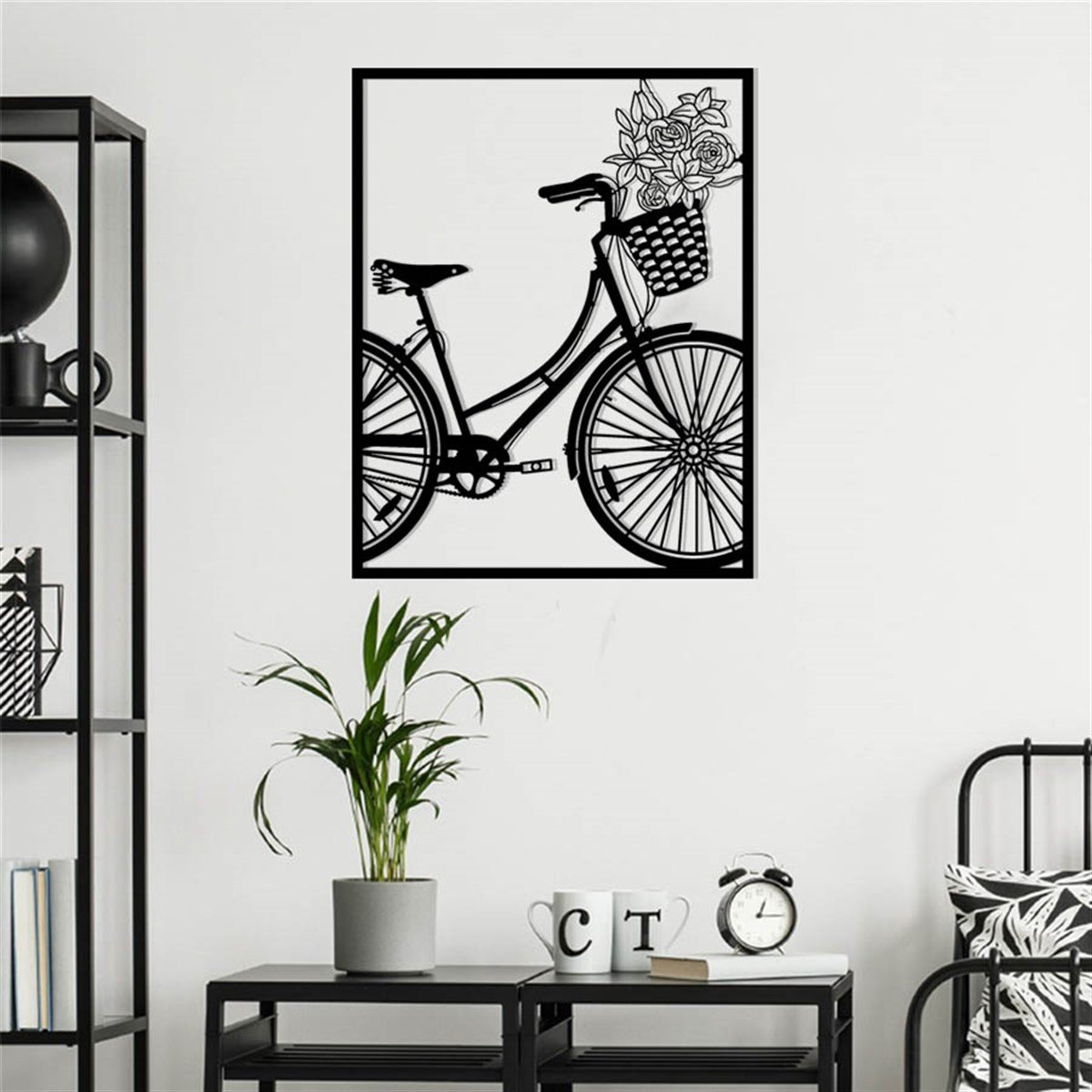 Bicyclette Décoration Murale Metallique