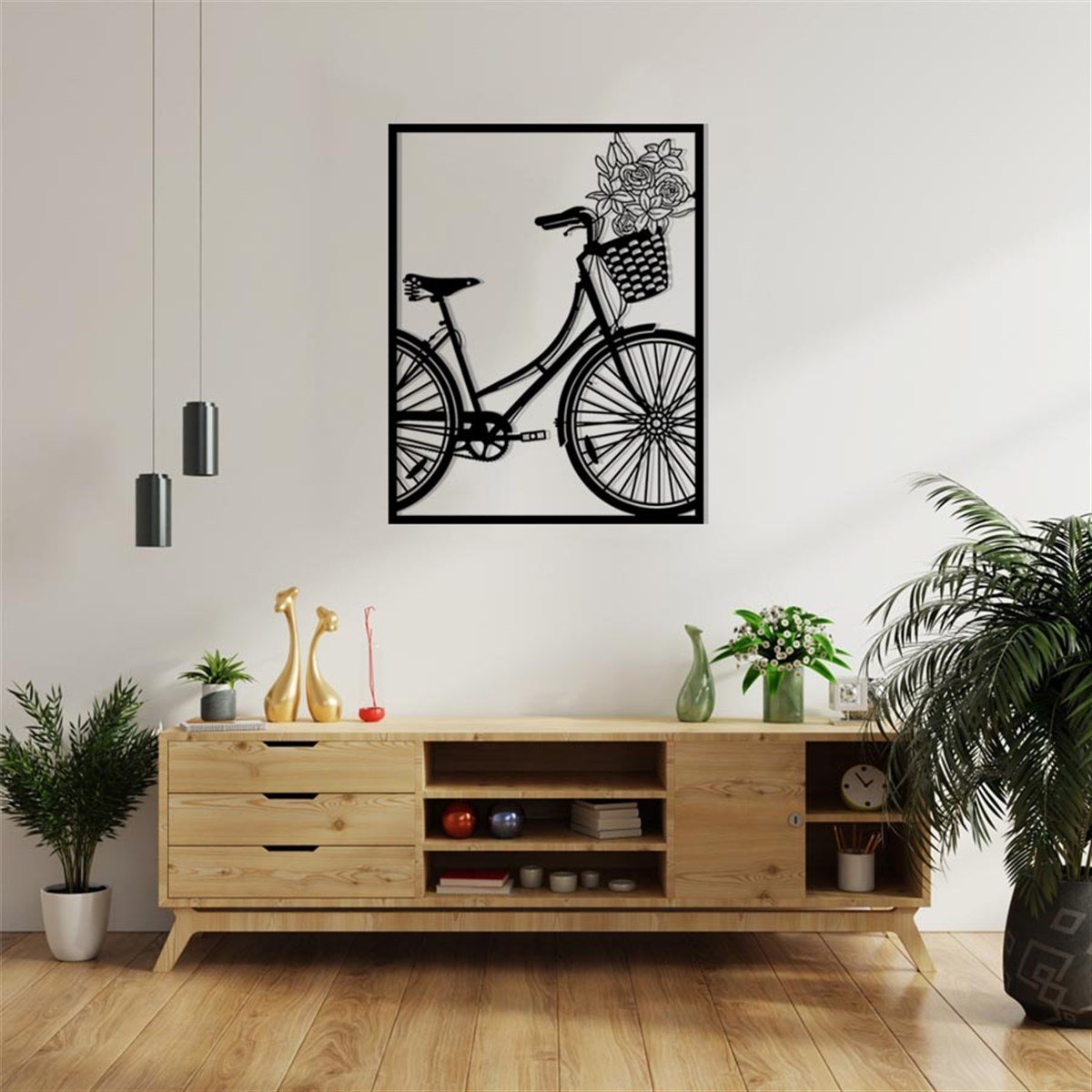 Bicyclette Décoration Murale Metallique