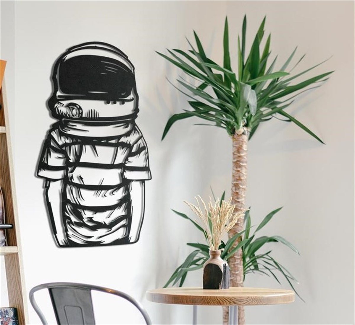 Casual Astro Décoration Murale en Métal