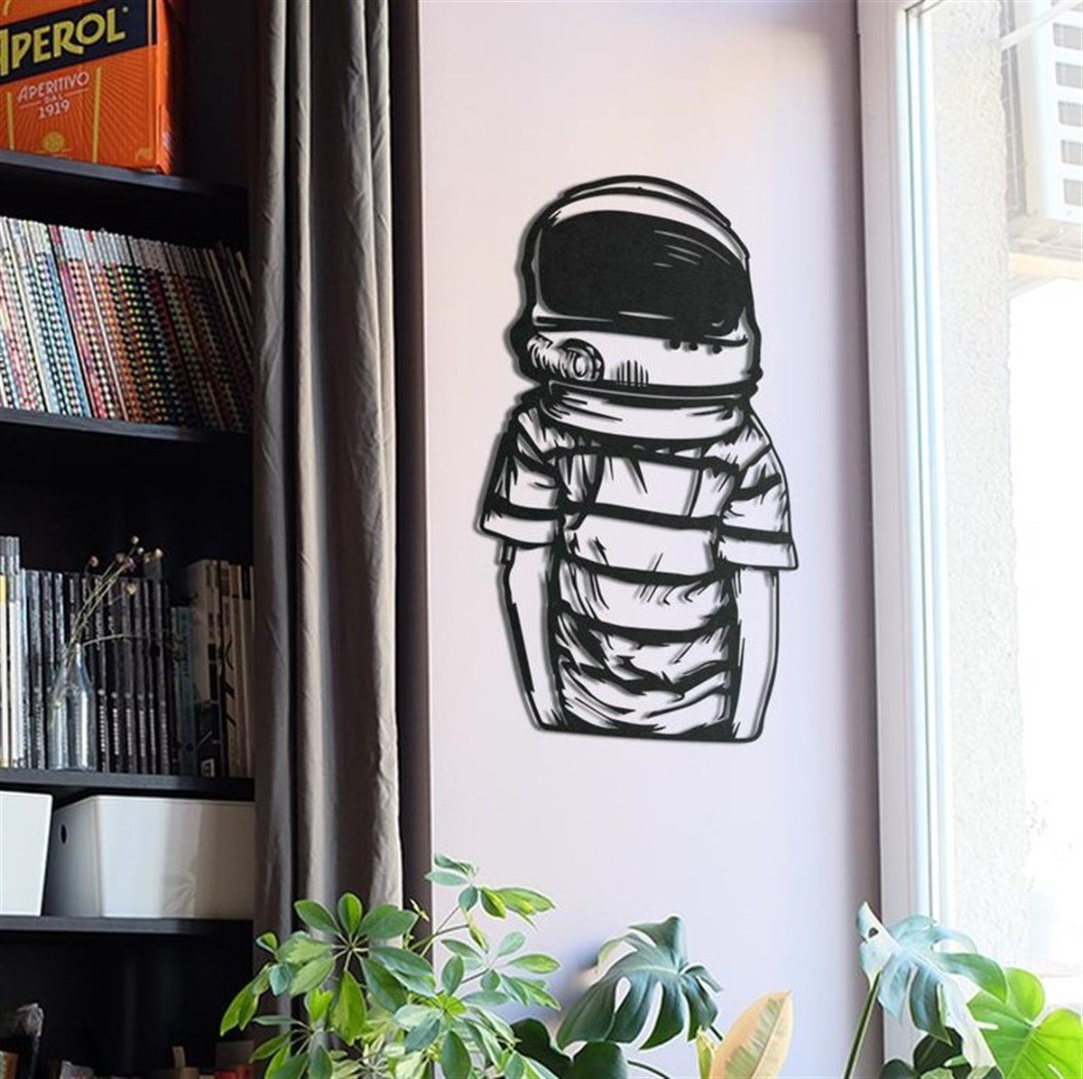 Casual Astro Décoration Murale en Métal