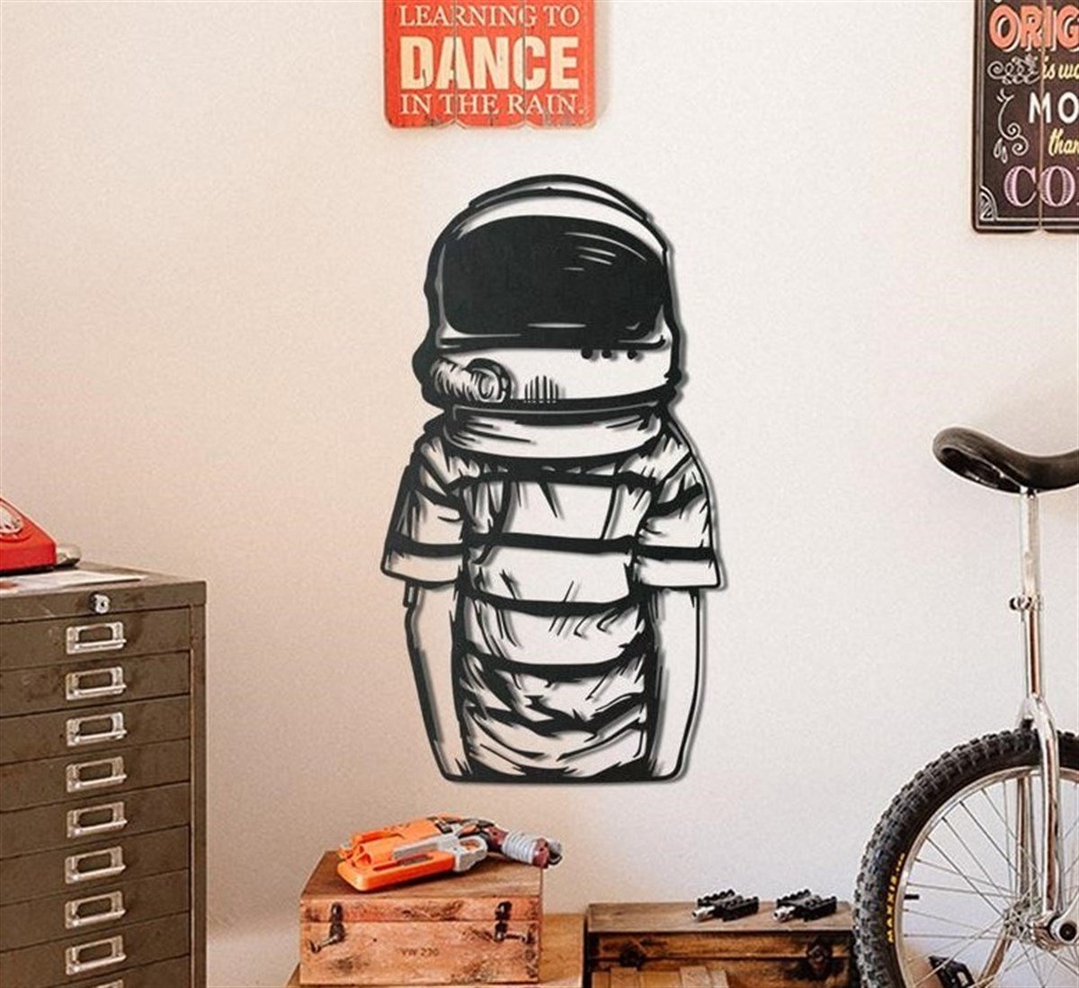 Casual Astro Décoration Murale en Métal