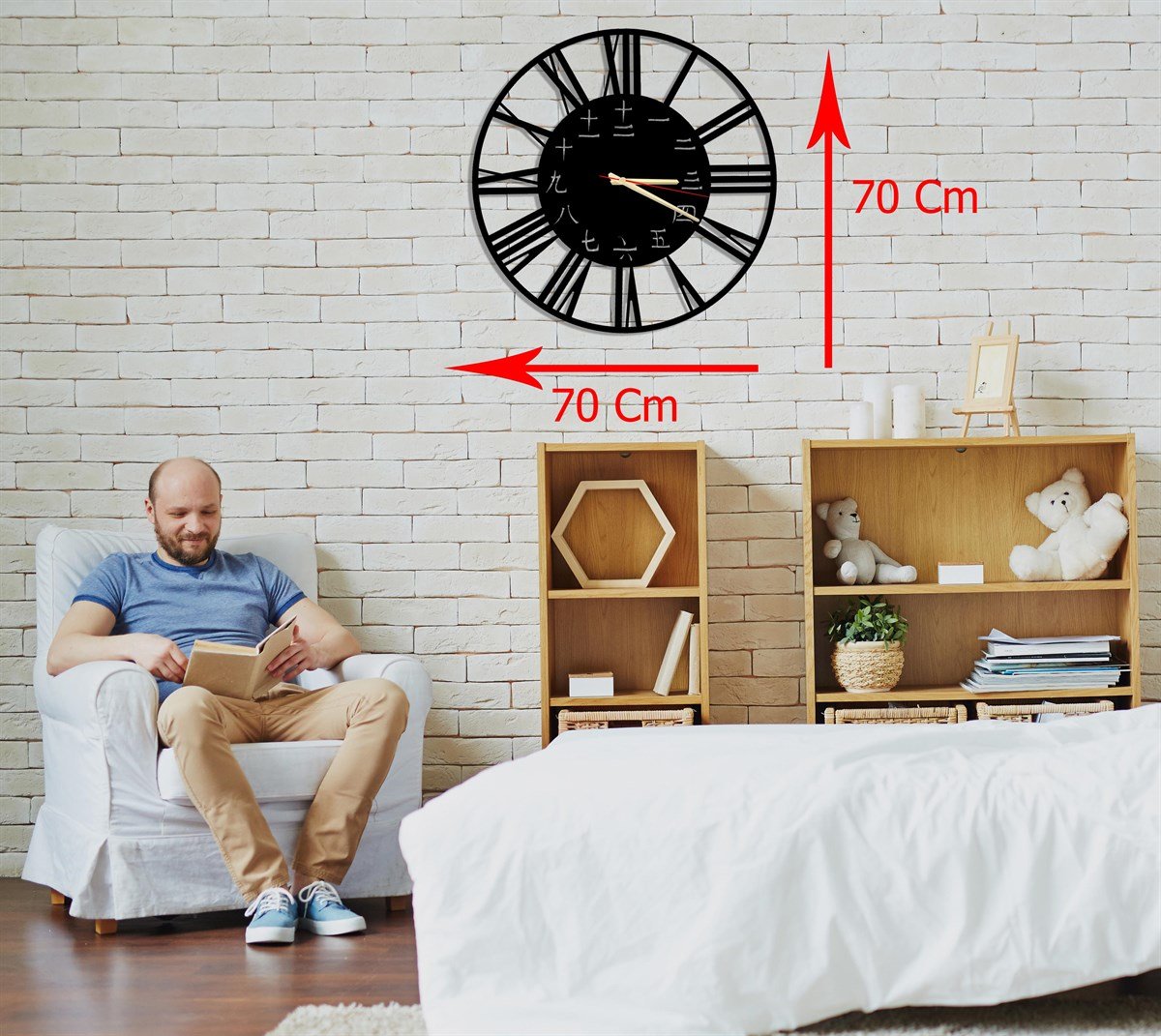 Équilibrée Horloge Murale