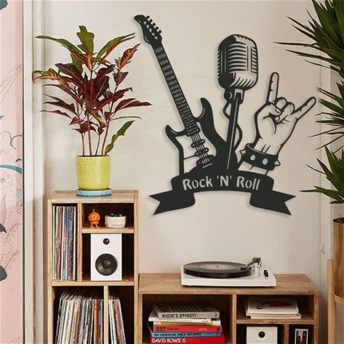 Rock n Roll Décoration Murale Metallique
