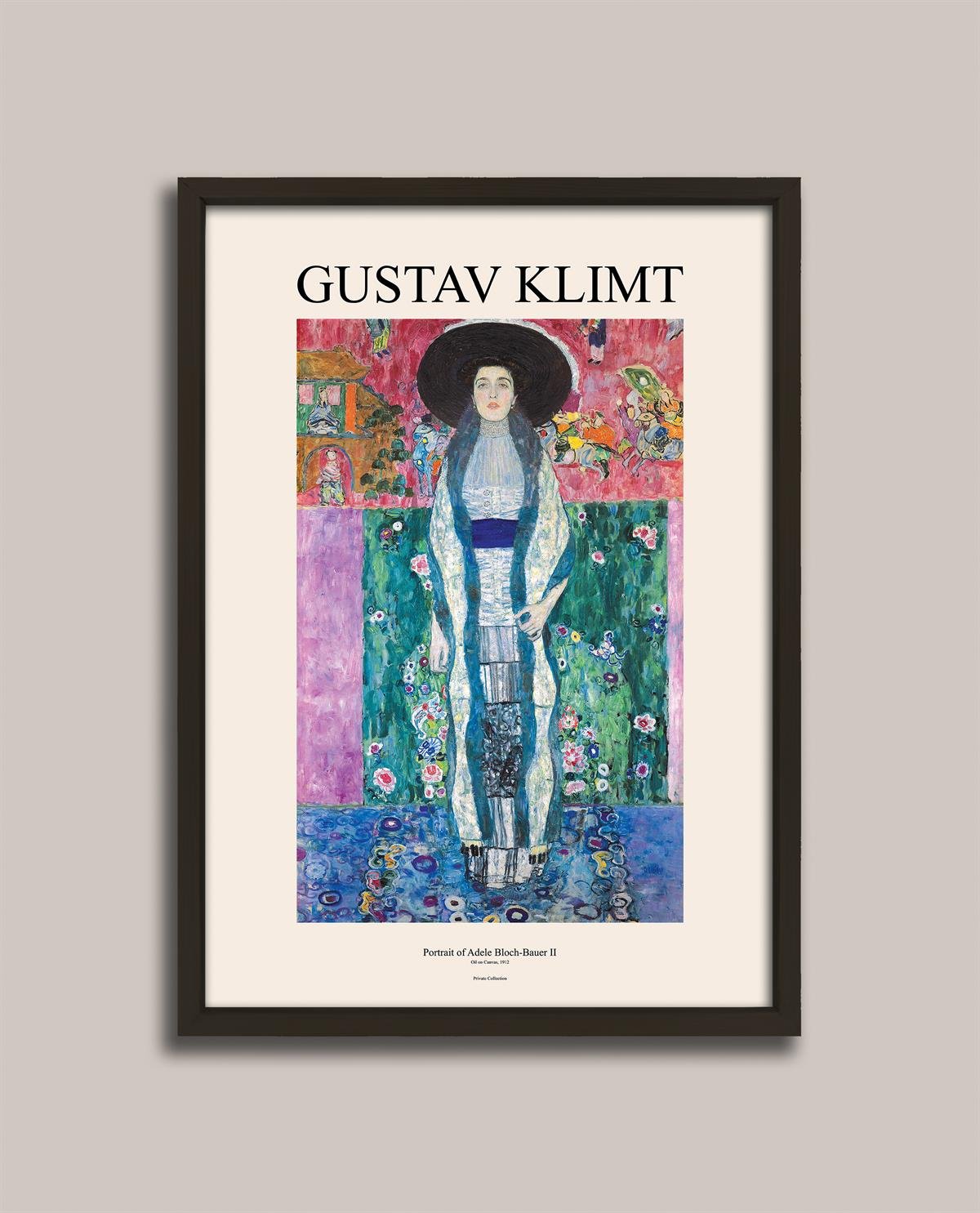Gustav Klimt - Portrait of Adele Bloch-Bauer Çerçeveli Tablo