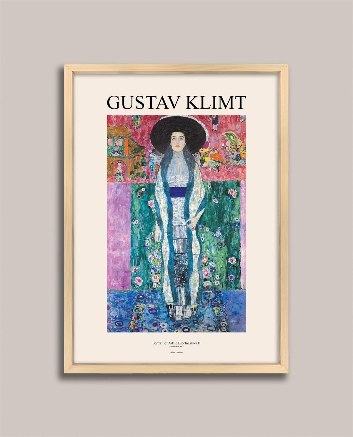 Gustav Klimt - Portrait of Adele Bloch-Bauer Çerçeveli Tablo