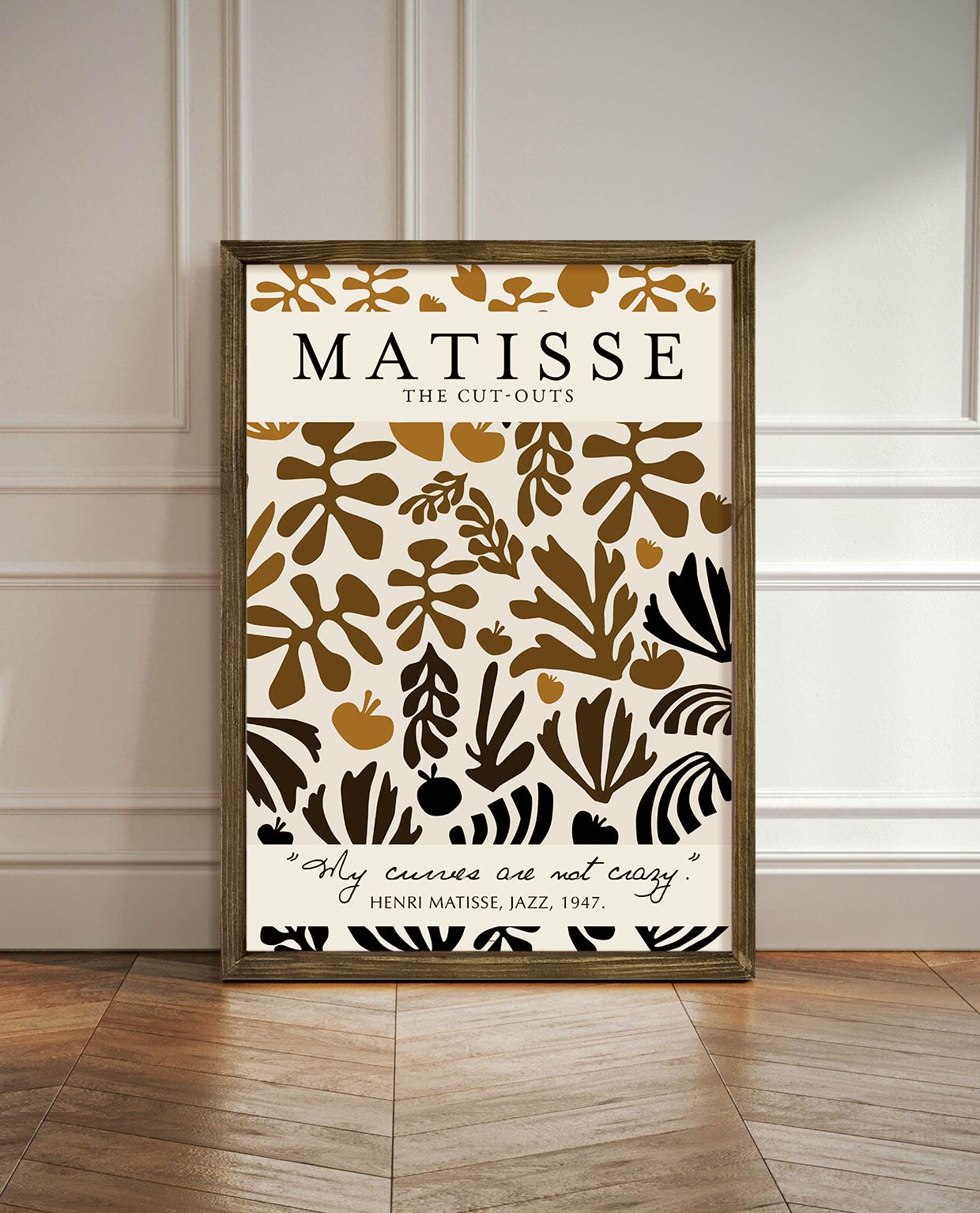 Henri Matisse 05 Çerçeveli Poster