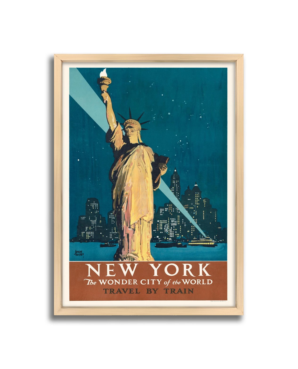 New York Çerçeveli Tablo