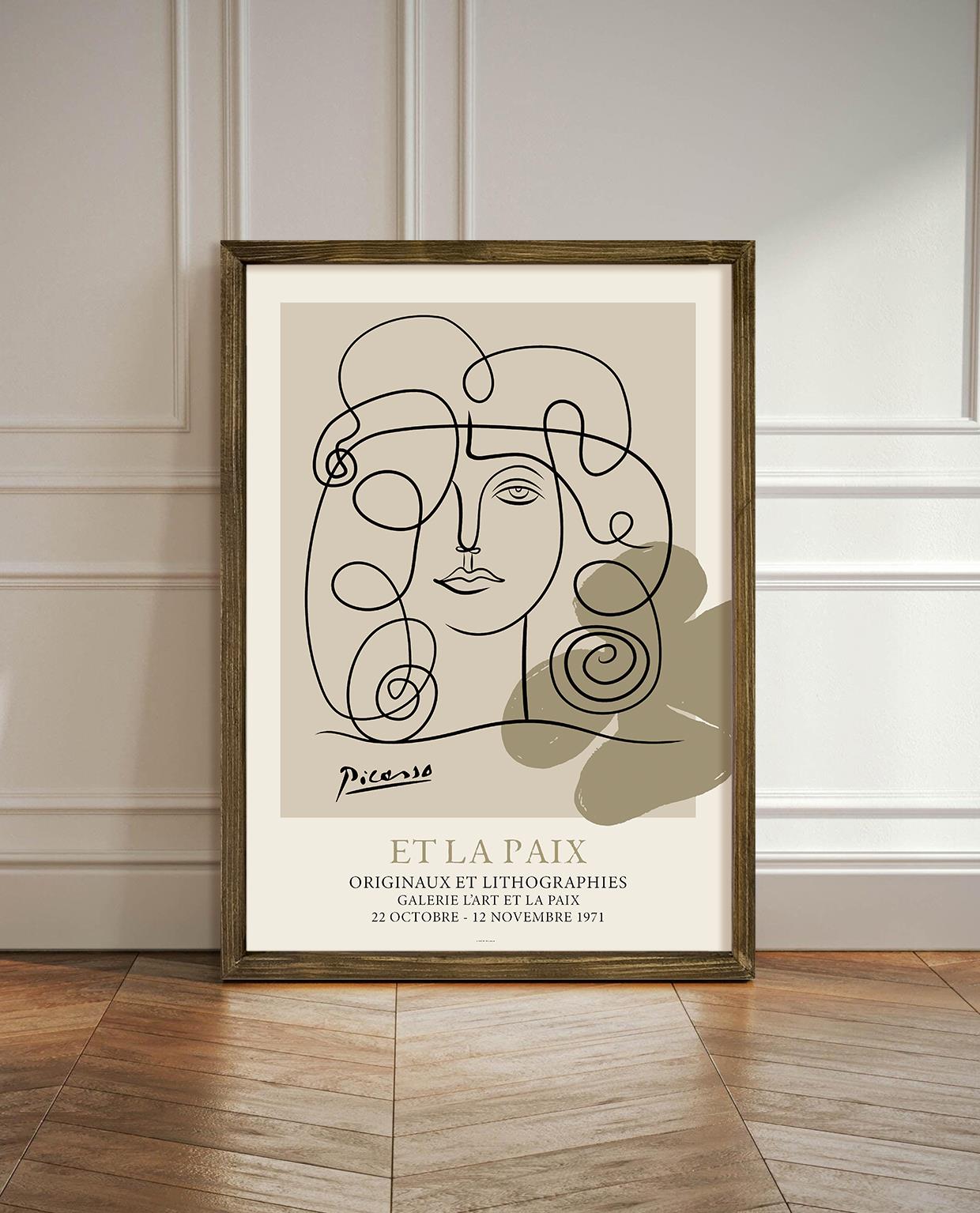 Picasso 09 Çerçeveli Poster