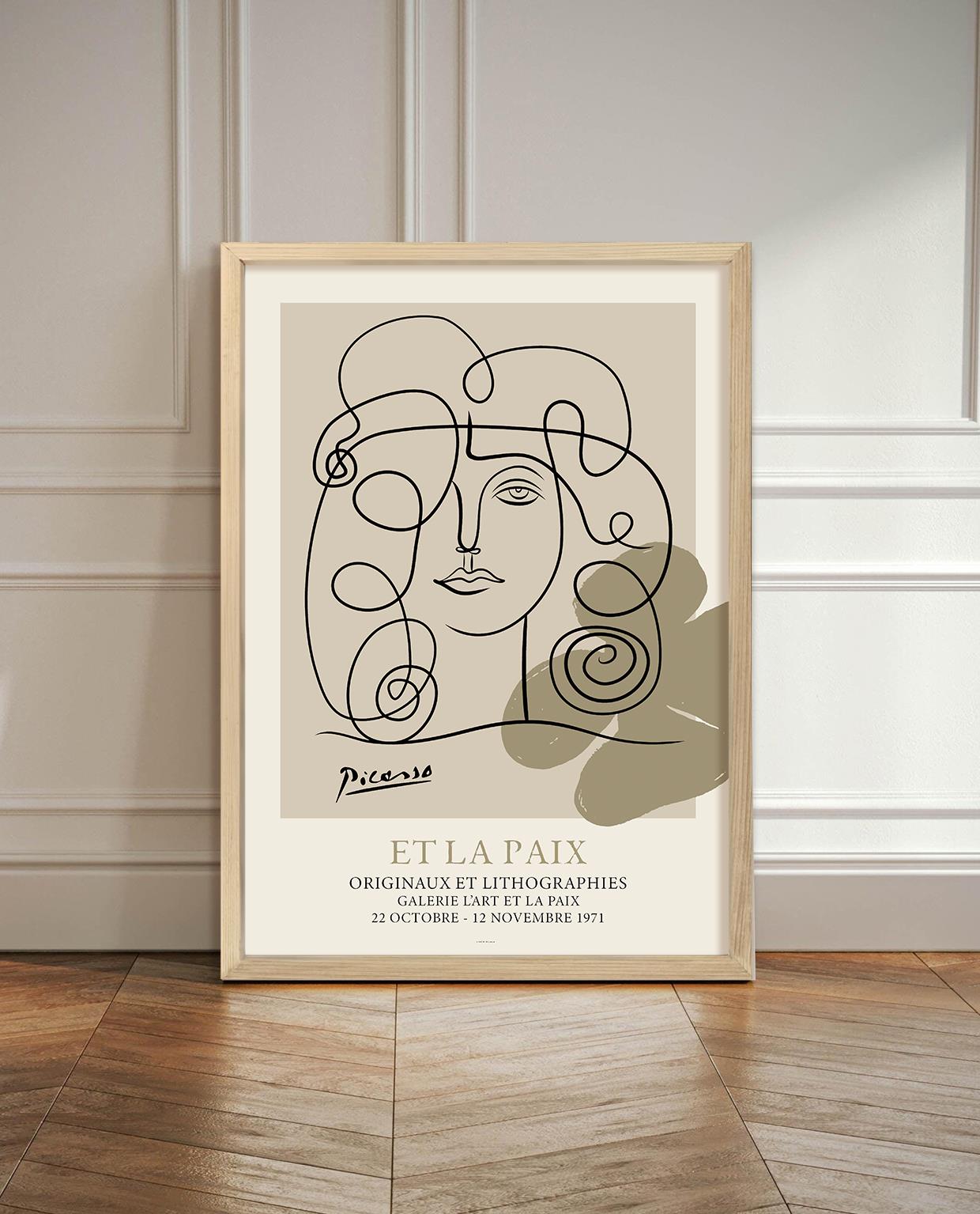 Picasso 09 Çerçeveli Poster