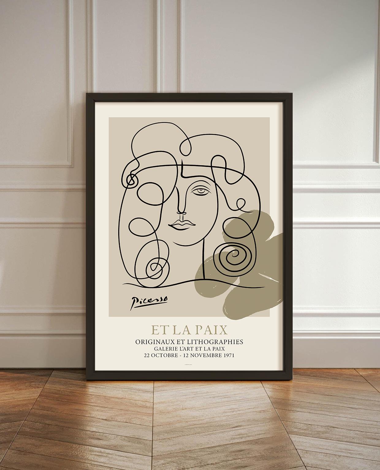 Picasso 09 Çerçeveli Poster
