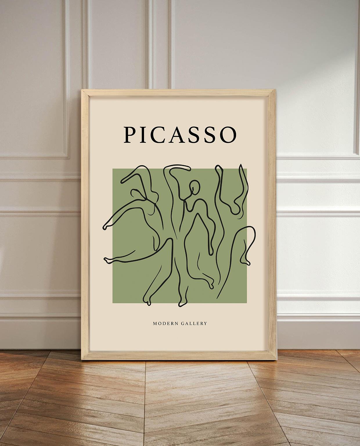 Picasso 16 Çerçeveli Poster