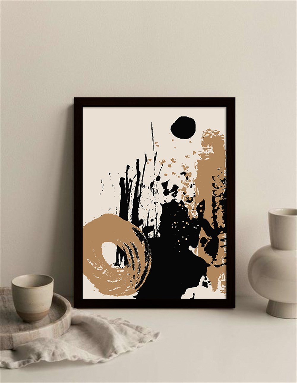 Soyut 09 Çerçeveli Poster