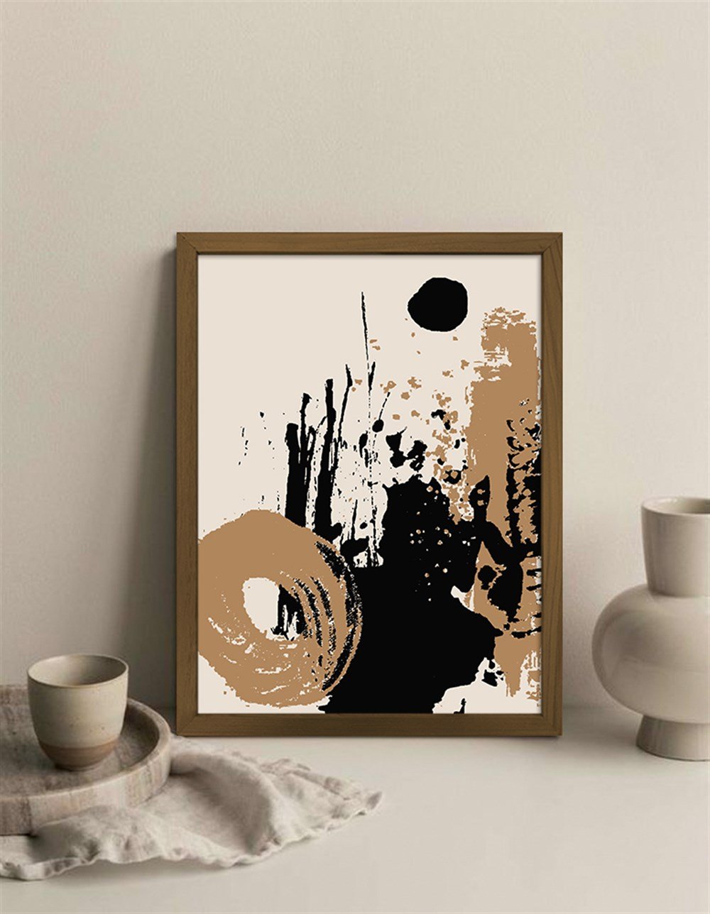 Soyut 09 Çerçeveli Poster