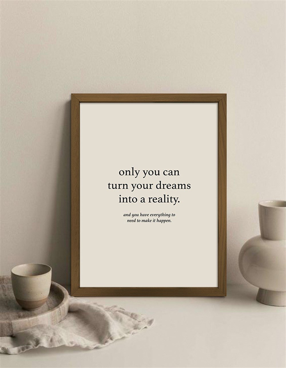 Your Dreams Çerçeveli Poster