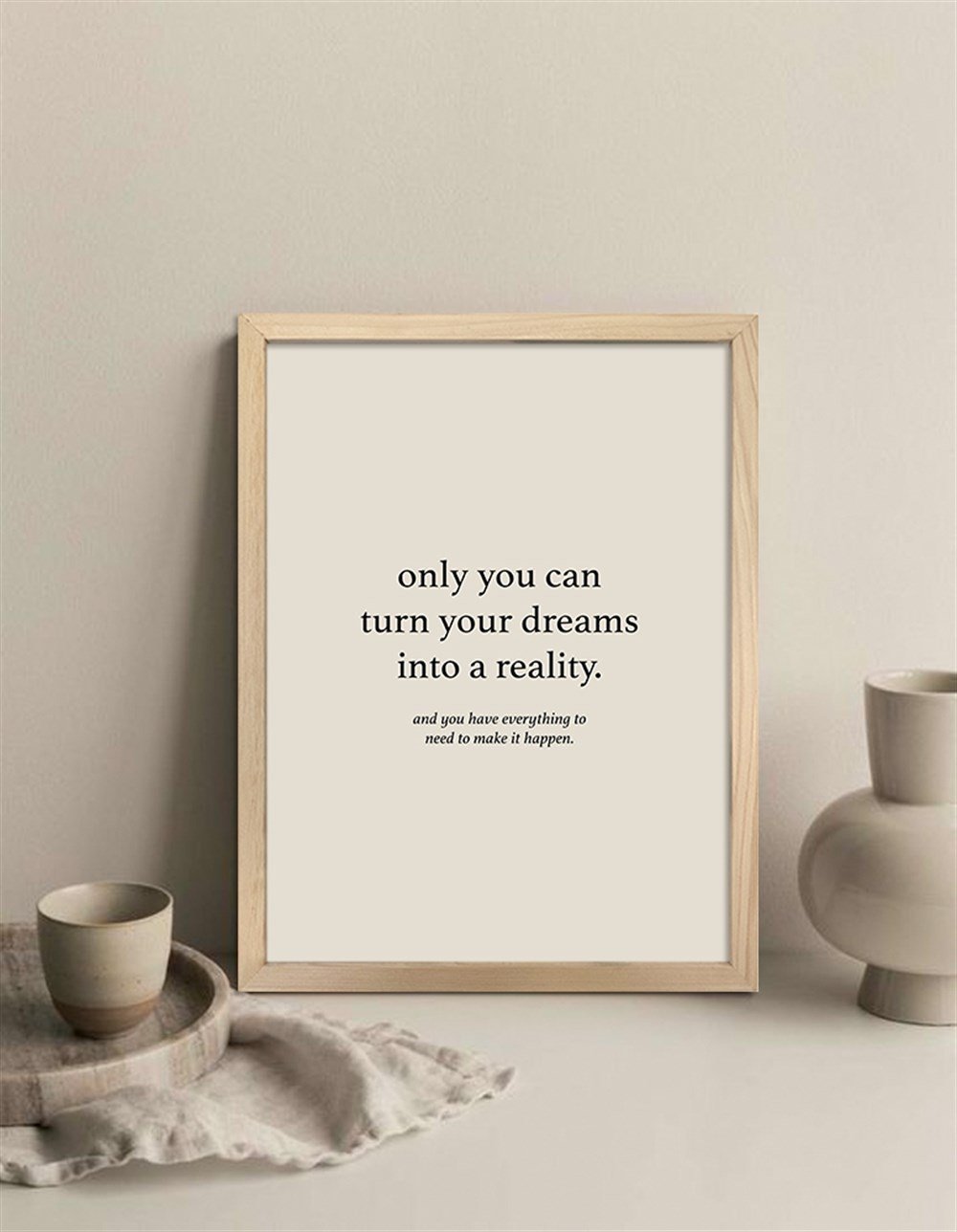 Your Dreams Çerçeveli Poster