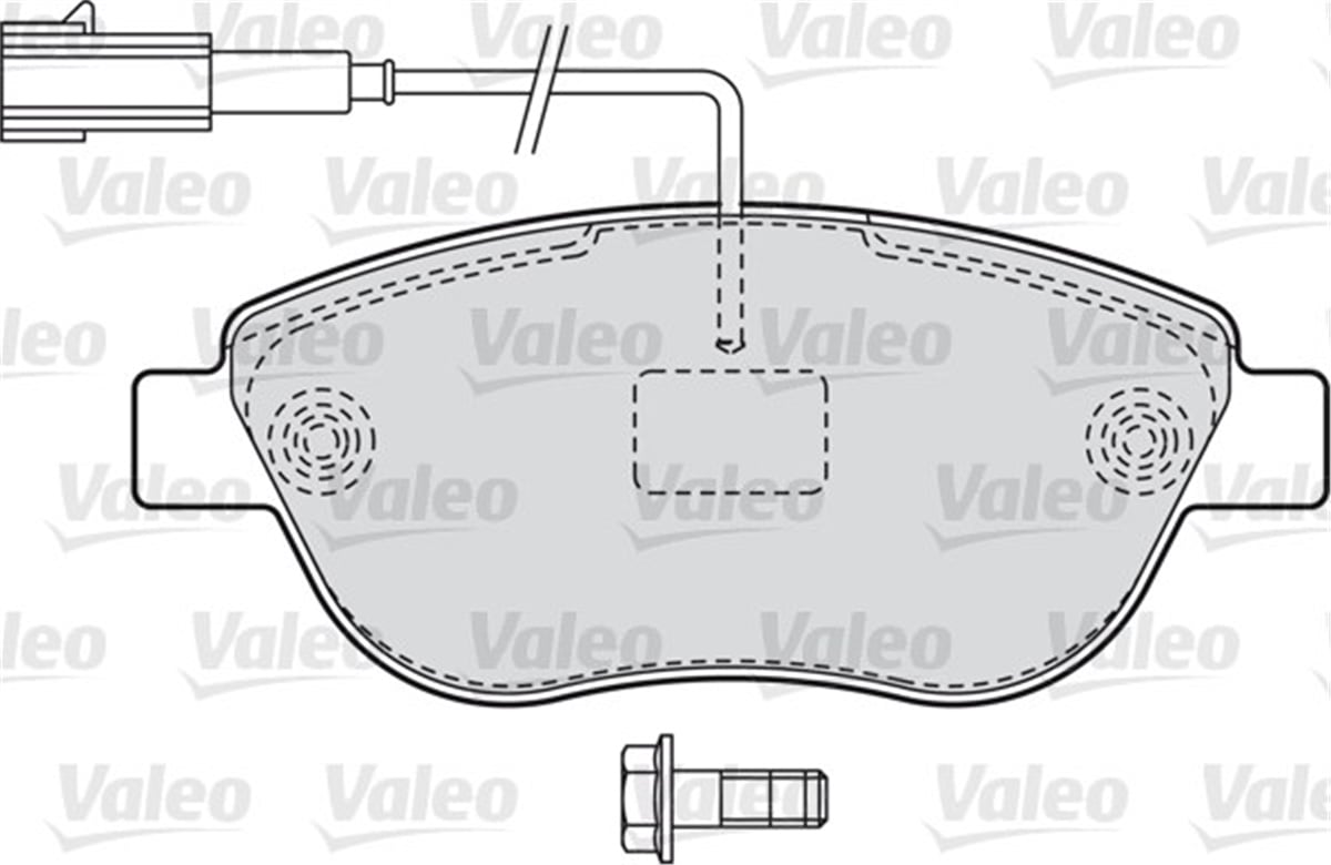 DOBLOÖN BALATA DOBLO 1.3-1.9 JTD 07 G.PUNTO 1.3 MJT 05 STILO 05 LINEA-BRAVO 07 IDEA 1.3 05 1 FİŞ VALEO 598721VALEOVALEO 598721