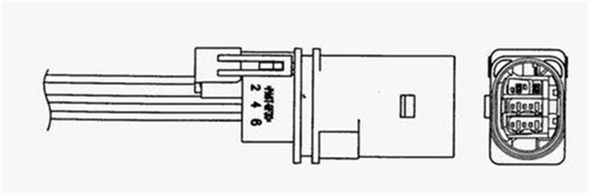 PASSATOKSİJEN SENSÖRÜ LZA07-V4 PASSAT 1.6 05-10 725MM NGK 0028NGKNGK 0028