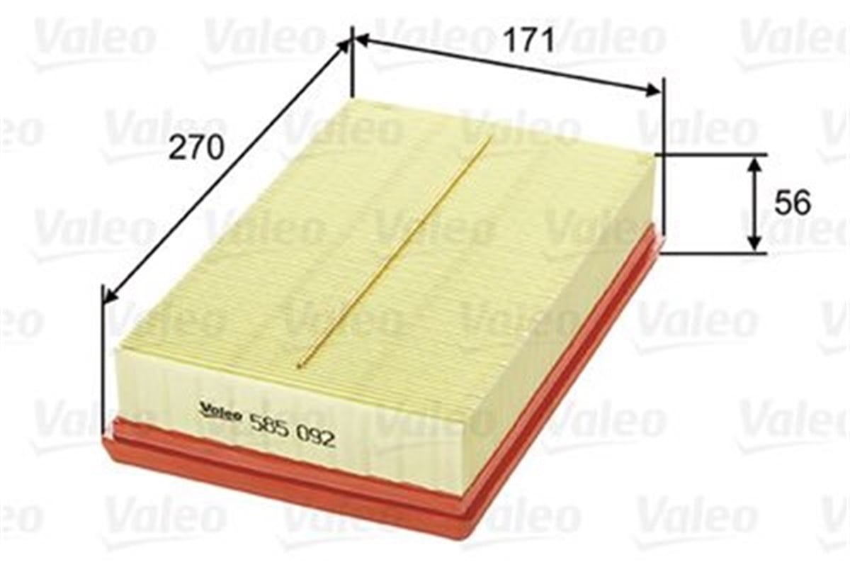 STILOHAVA FİLTRESİ FIAT STILO-STILO MULTI WAGON 1.9 JTD VALEO 585092VALEOVALEO 585092