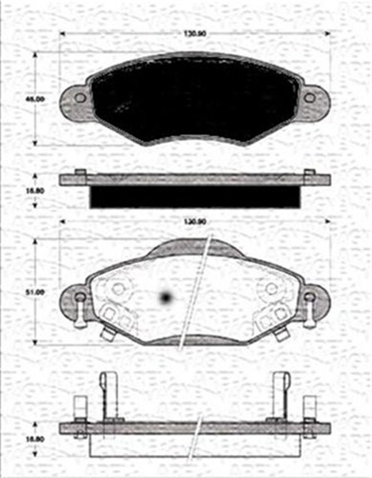 YARISÖN BALATA YARIS 1.0 99 9.05 1.3 02-9.05 1.4 D4D 01 9.05 1.5 VVTI TS 04-2001 9.05 MARELLI 323700009200MARELLIMARELLI 323700009200