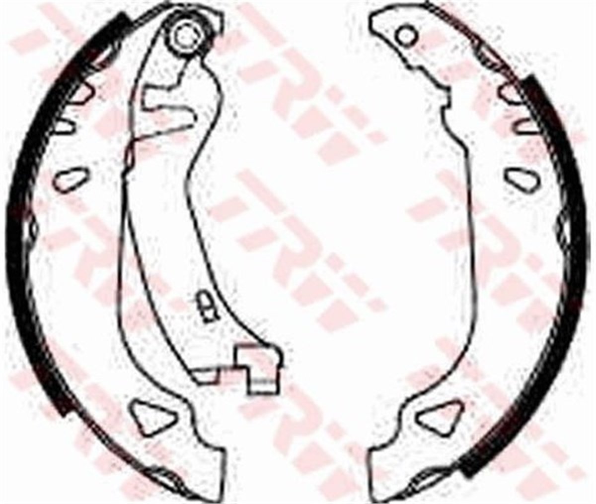 YEDEK PARÇAFREN BALATASI ARKA KAMPANA 5890500 FIAT TEMPRA/TIPO 91- 1.4-1.6 TRW TRW GS8269TRWTRW GS8269