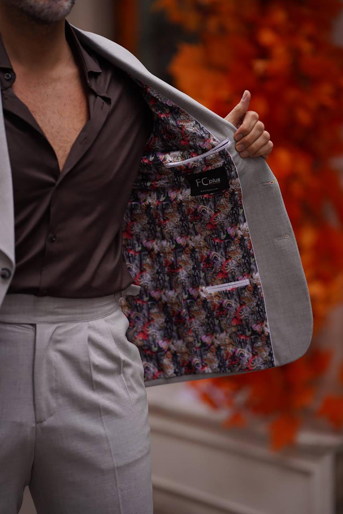 CIRCULAR SHAWL COLLAR SUIT