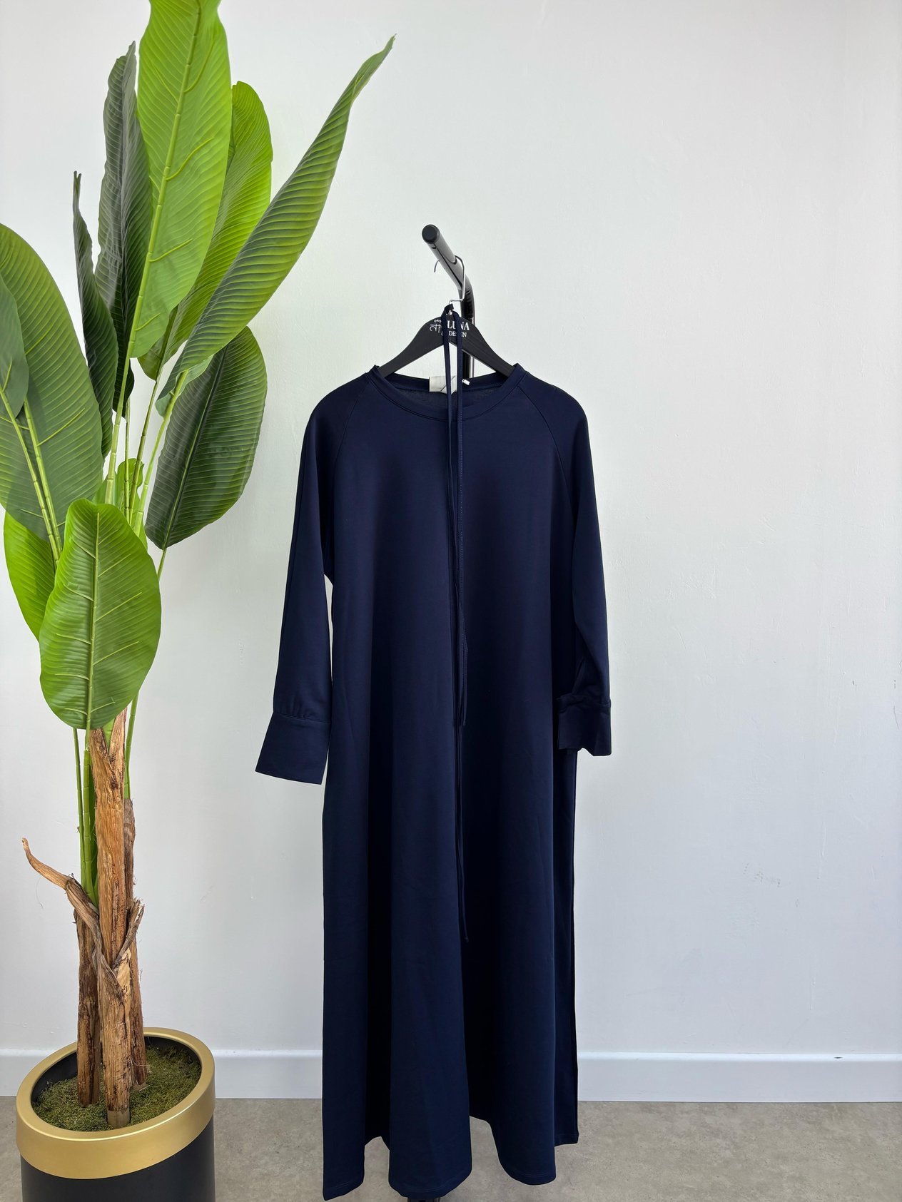 Basic Elbise Lacivertt