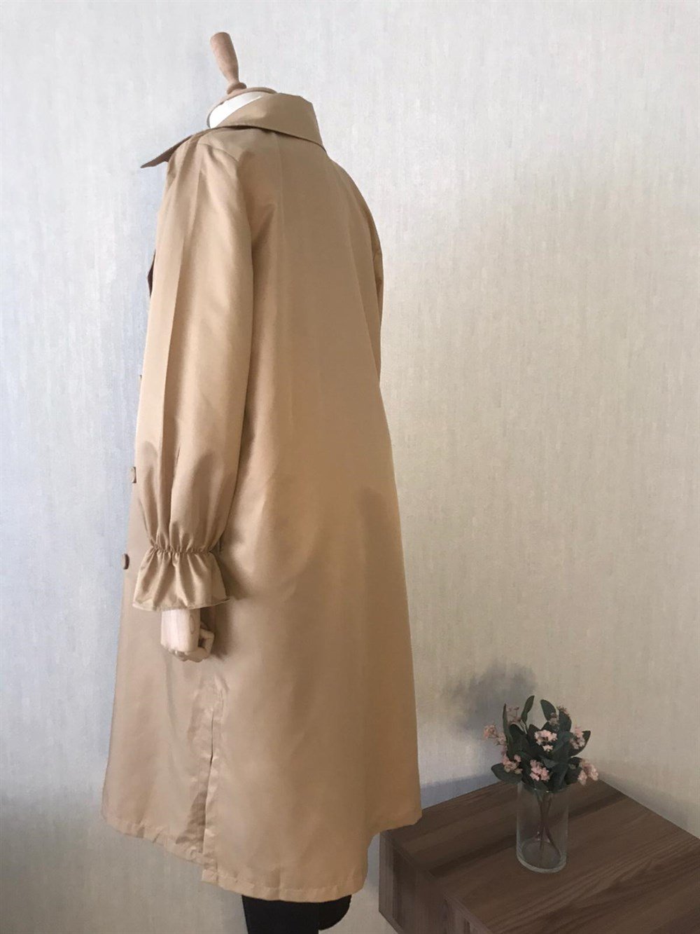 Trençkot (Açık Camel)