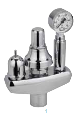 Kaynatma Tenceresi Buhar Emniyet Vanas› Steam Safety Valve - With Pressure Gauge 3/4