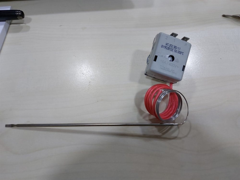 Tecasa 50-320 °C Ayarlı 1 mt. Spiralli Termostat