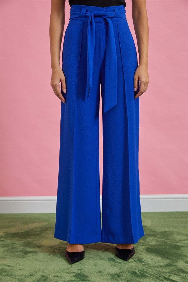 Saks Kuşaklı İspanyol Paça PantolonST060W20597001