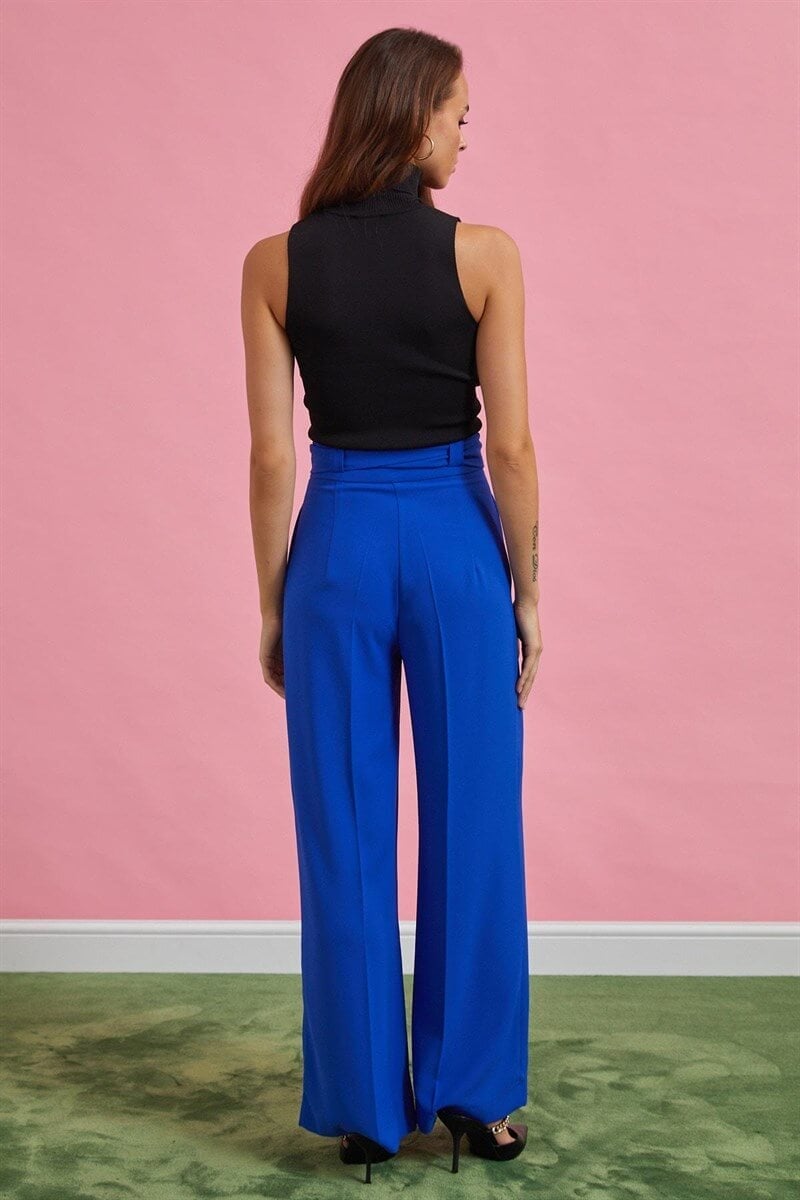 Saks Kuşaklı İspanyol Paça PantolonST060W20597001