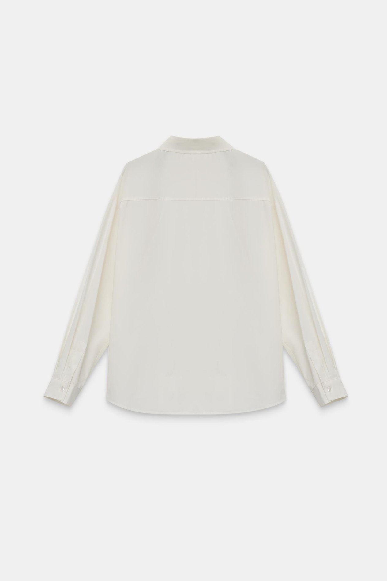 Beyaz Cep Ve Baskı Detaylı Uzun Kollu Gömlek Kadın Shirt modelleri