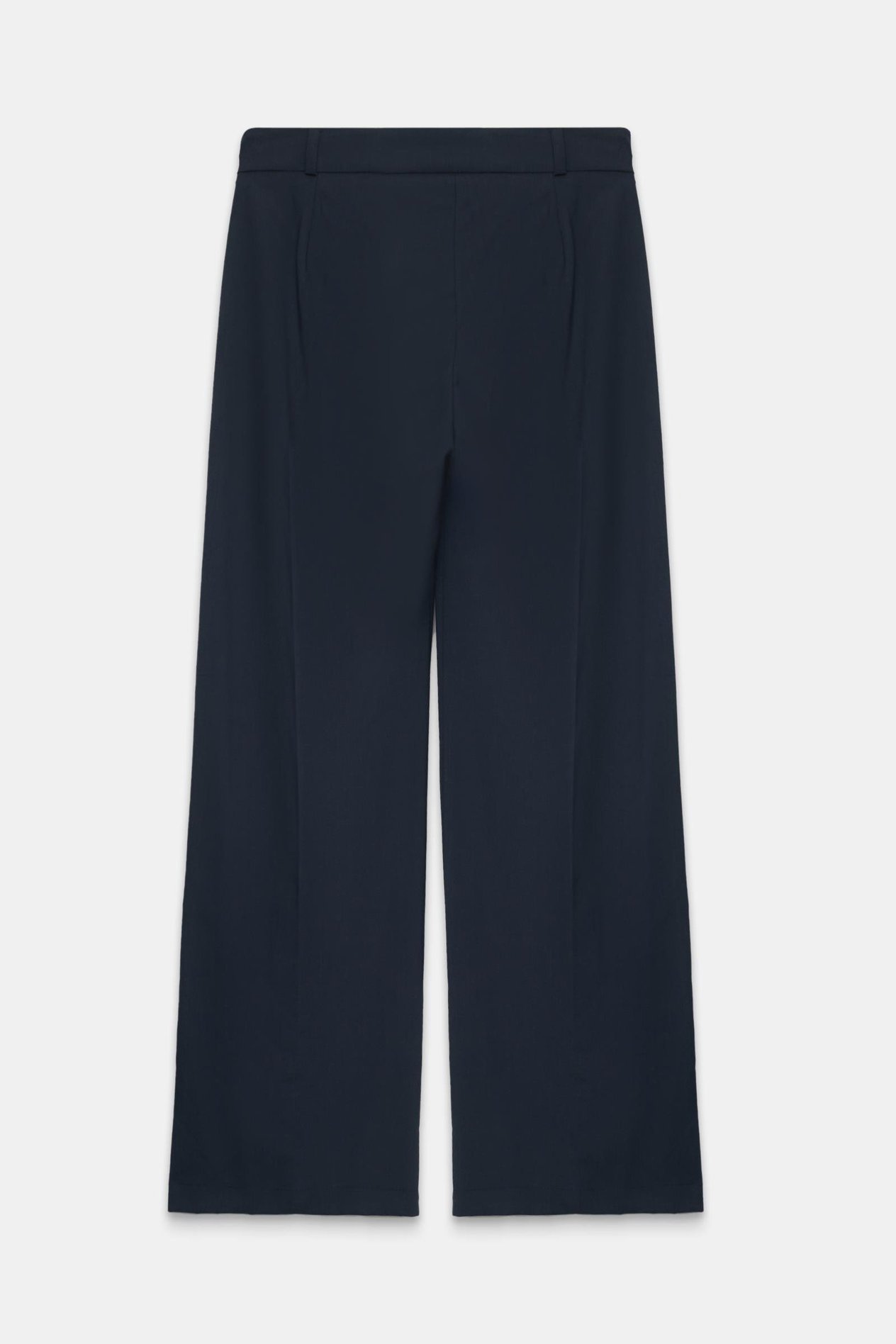 Lacivert Nervür Detaylı Rahat Kesim Pantolon Kadın Pants modelleri