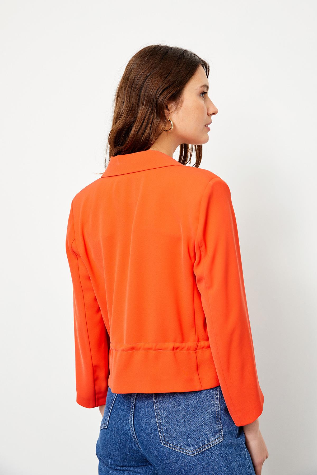 Oranj Ceket Yaka Uzun Kol Ceket Kadın Jacket modelleri