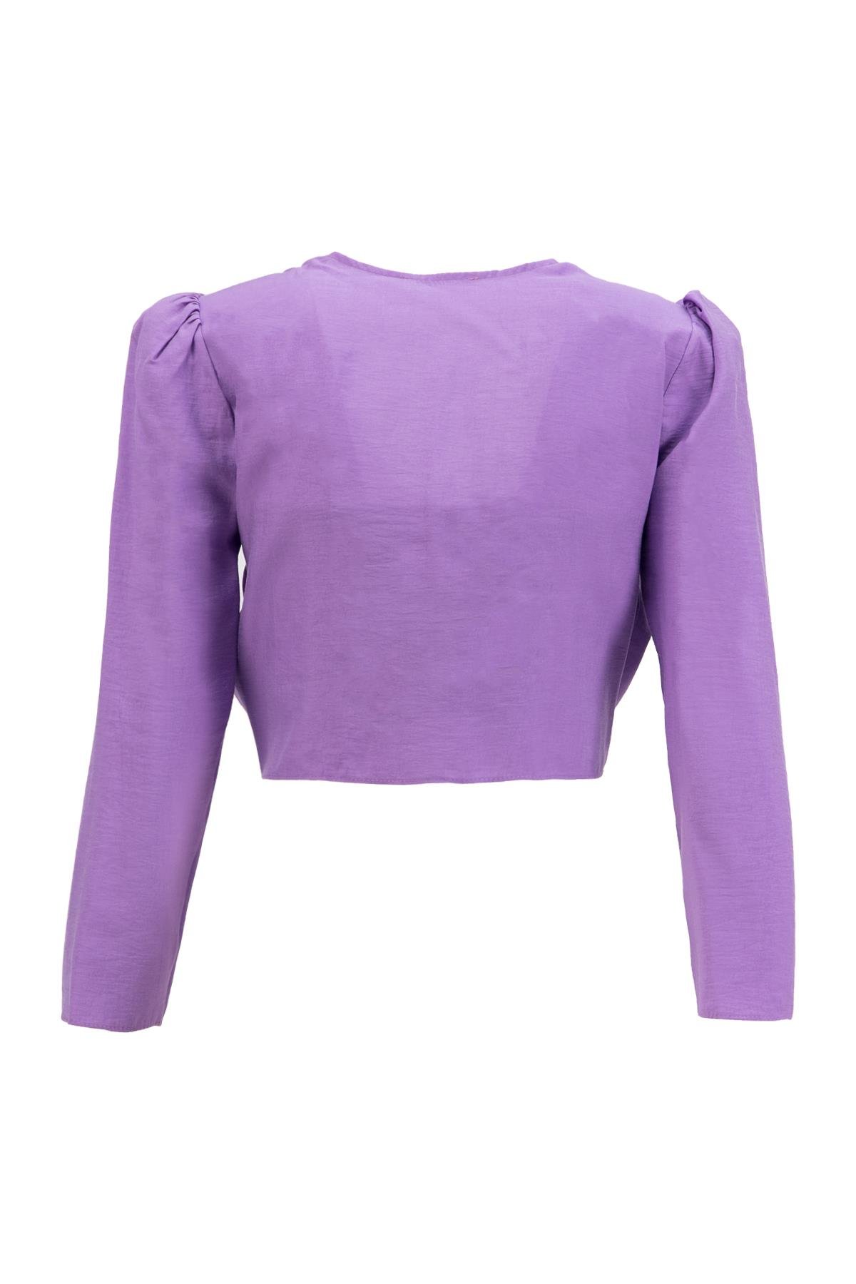 Orkide Crop Top Pantolon Üç Parça Takım Kadın Takım Elbise modelleri
