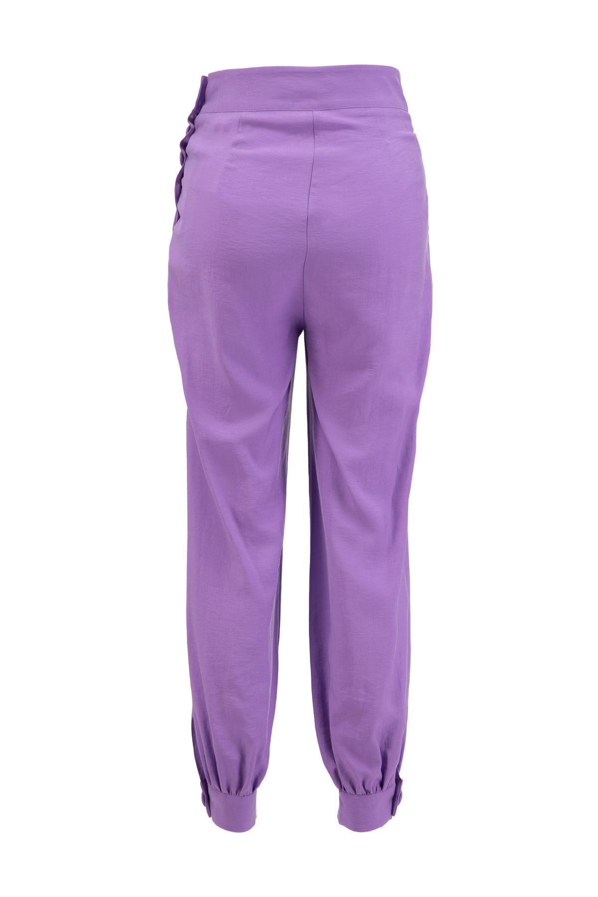 Orkide Crop Top Pantolon Üç Parça Takım Kadın Takım Elbise modelleri